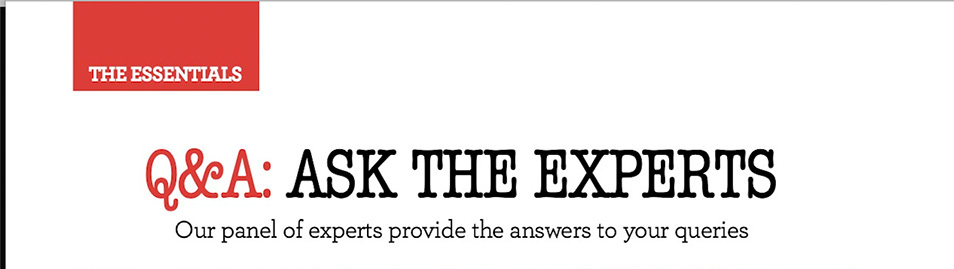 Ask the expert